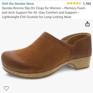 Dansko Brenna Memory foam clog